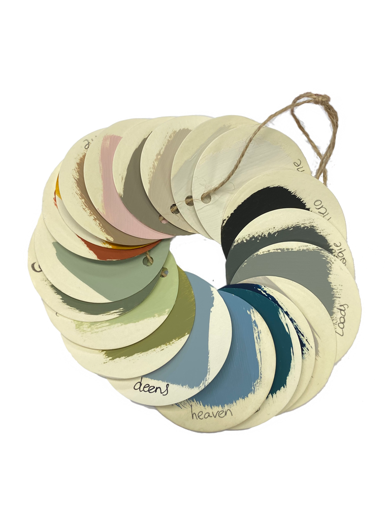 Boostpaint handgeschilderde kleurenketting